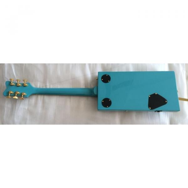 Custom Blue Gretsch G5810 Bo Diddley Electric Guitar Cigarette Box #6 image