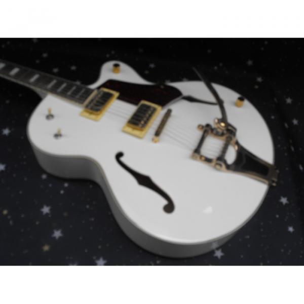 Custom Gretsch Falcon Nashville White Guitar #1 image