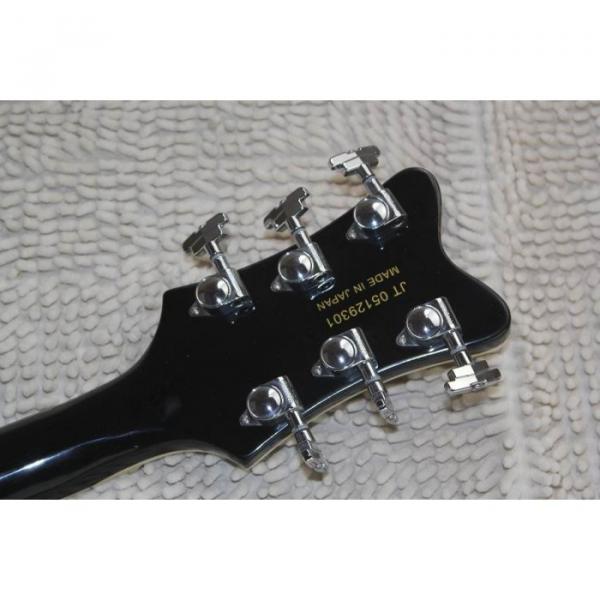 Custom Gretsch Falcon Black Silver Pickuguard Electric Guitar #9 image