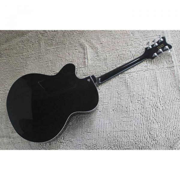 Custom Gretsch Falcon Black Silver Pickuguard Electric Guitar #16 image