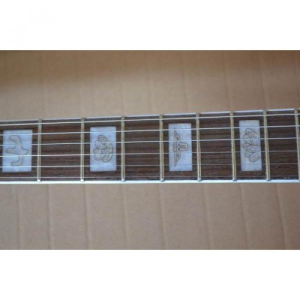 Custom G6120 Gretsch Left Handed Orange Electric Guitar #6 image