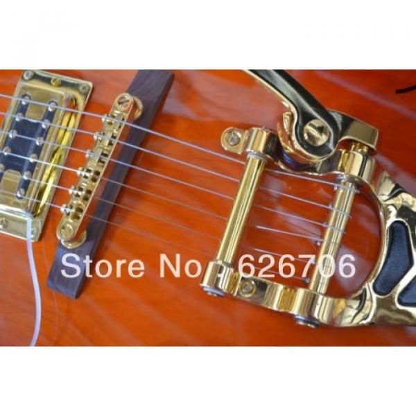 Custom G6120 Gretsch Left Handed Orange Electric Guitar #10 image