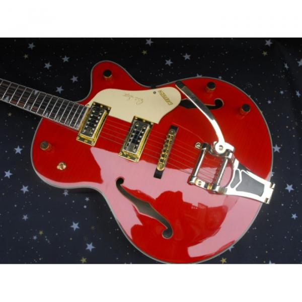 Custom Gretsch Brick Red Electric Guitar #6 image