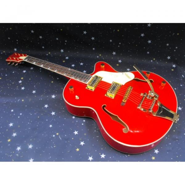 Custom Gretsch Brick Red Electric Guitar #7 image