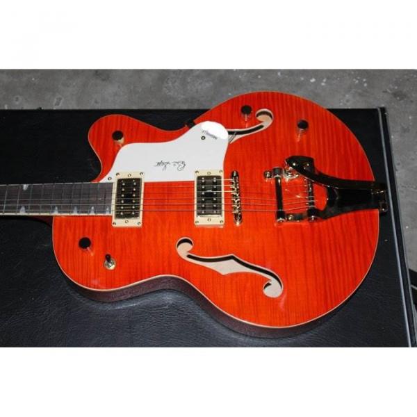 Custom G6120 Gretsch Falcon Setzer Brick Red Guitar #1 image