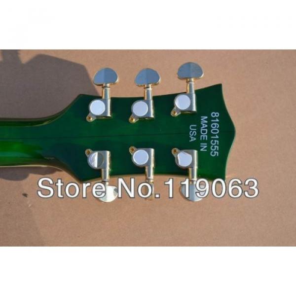 Custom Gretsch Brian Setzer 6210 Green Irish Bono Jazz Guitar #2 image