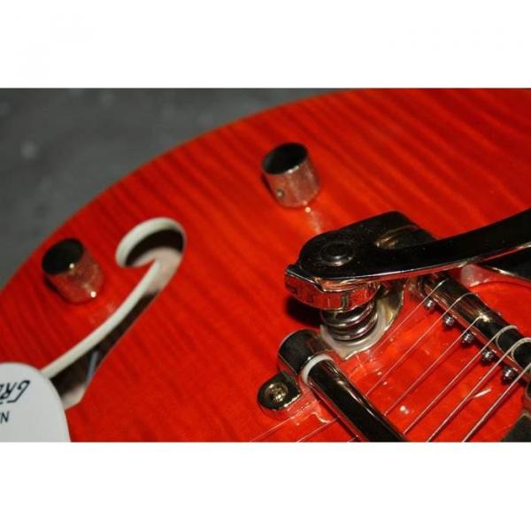 Custom G6120 Gretsch Falcon Setzer Brick Red Guitar #9 image