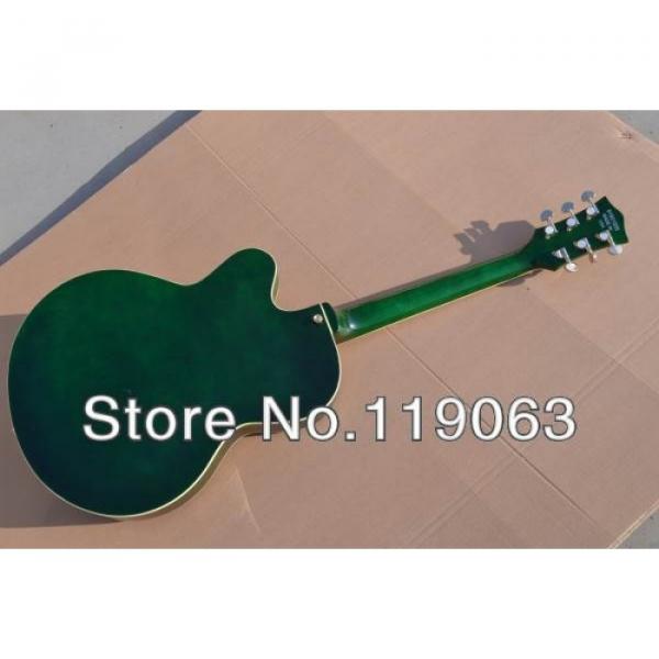 Custom Gretsch Brian Setzer 6210 Green Irish Bono Jazz Guitar #6 image
