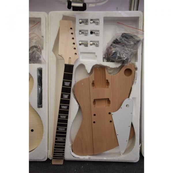 Custom Shop Unfinished guitarra Standard Flame Tiger Maple Top Guitar Kit #1 image