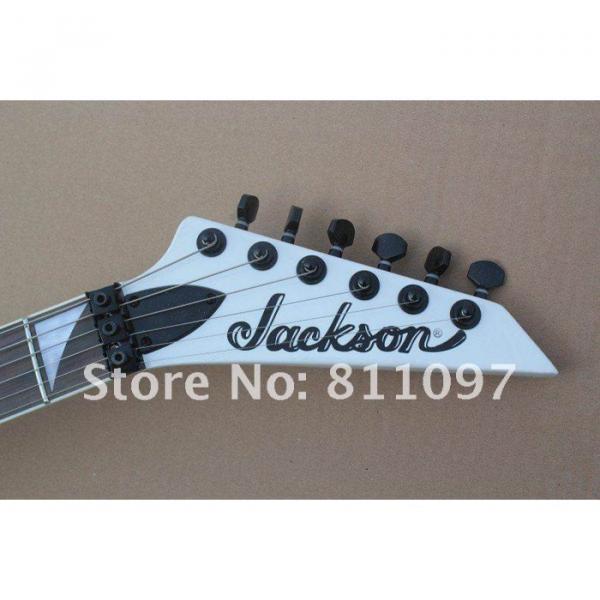 Custom Shop White Jackson Strange Electric Guitar #8 image