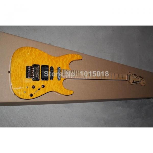 Custom Shop Jackson SL2H Soloist Yellow Ripples Electric Guitar #6 image