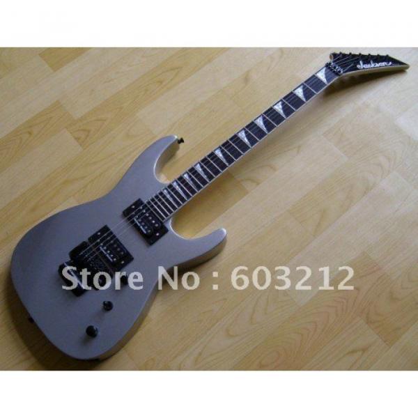 Custom Shop Jackson Soloist Silver Electric Guitar #6 image