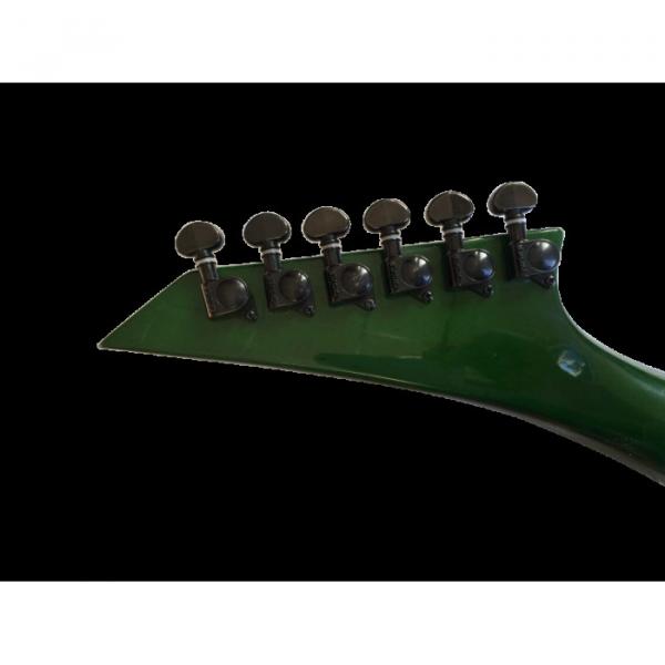 Custom Shop Jackson KE2 Flame Maple Top Green Electric Guitar #6 image