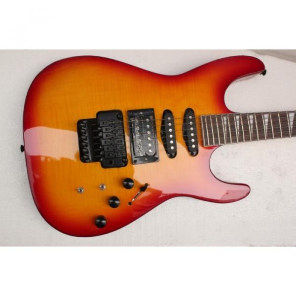 Custom Shop Jackson Dinky KE2 Sunburst Electric Guitar #8 image