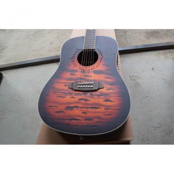 Custom Jack Daniels Tennesse Brown Acoustic Guitar #7 image