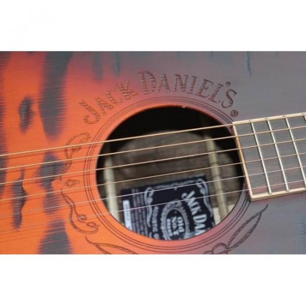 Custom Jack Daniels Tennesse Brown Acoustic Guitar #9 image