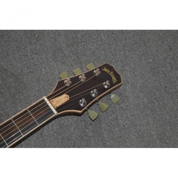 Custom Shop Jack Daniels Dark Acoustic Guitar with Fishman EQ Keystone Machine Heads #7 image