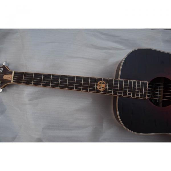 Custom Shop Jack Daniels Dark Acoustic Guitar with Fishman EQ #8 image