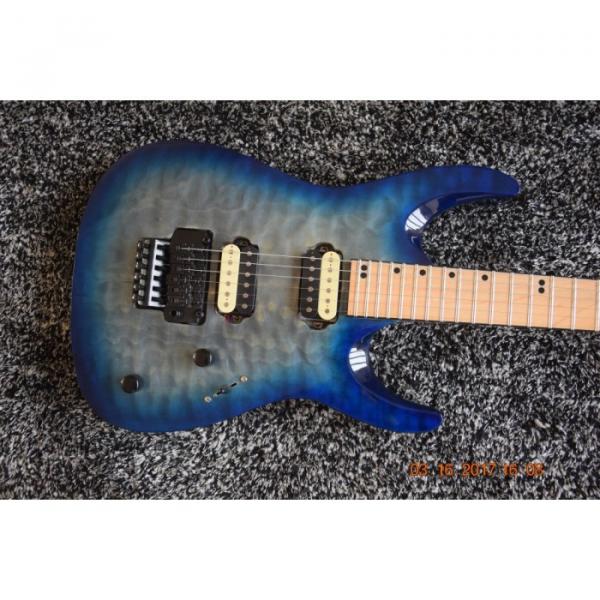 Custom Jackson Quilted Maple Top Blue Electric Guitar #7 image