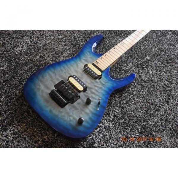 Custom Jackson Quilted Maple Top Blue Electric Guitar #8 image