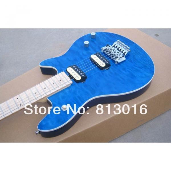 Custom Shop EVH Peavey Electric Guitar Blue Quilt Flame #7 image