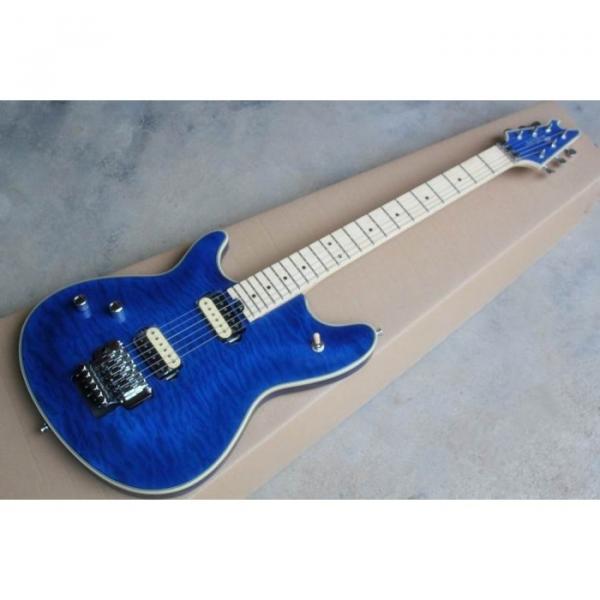 Custom Shop Wolfgang EVH Left Handed Blue Maple Top Electric Guitar #7 image