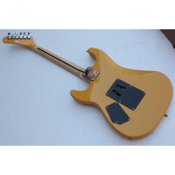 Custom Shop EVH Yellow Black Stripe Electric Guitar #7 image