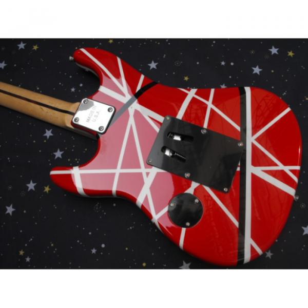 Custom Shop EVH 5150 Red White Electric Guitar #6 image