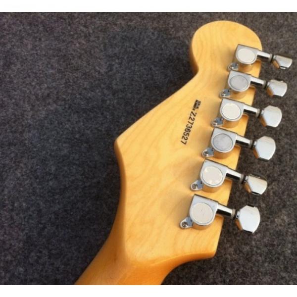 Custom Shop Charvel EVH 5150 Black Yellow Stripe Electric Guitar #6 image