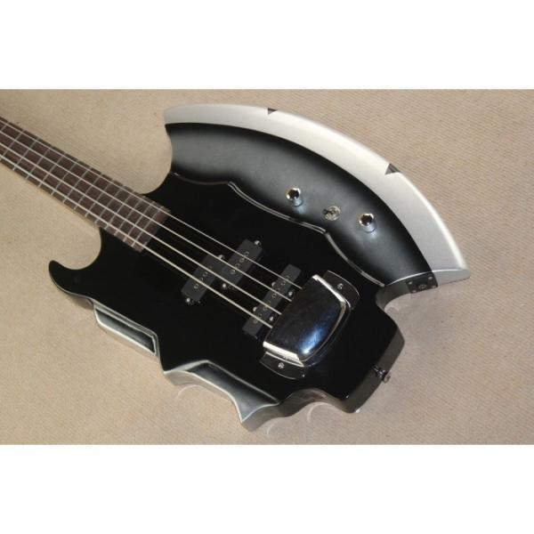 Custom Cort Axe Black Gene Simmons 4 String Bass #8 image
