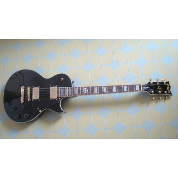 Custom Black ESP Black Beauty Electric Guitar #9 image