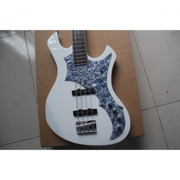 ESP White Custom Electric Bass #6 image