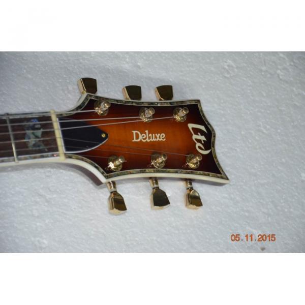 Custom Shop LTD Deluxe ESP Tobacco Honey Electric Guitar #8 image
