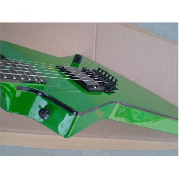 Custom Shop Korina ESP James Hetfield Green Explorer Guitar #7 image