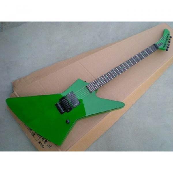 Custom Shop Korina ESP James Hetfield Green Explorer Guitar #13 image