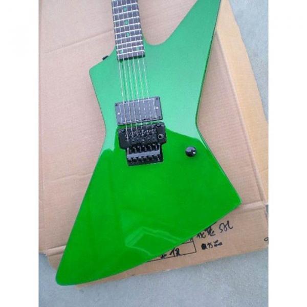Custom Shop Korina ESP James Hetfield Green Explorer Guitar #14 image