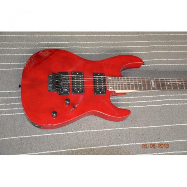 Custom Shop M 100 Floyd Rose Tremolo Red Wine Guitar ESP #5 image