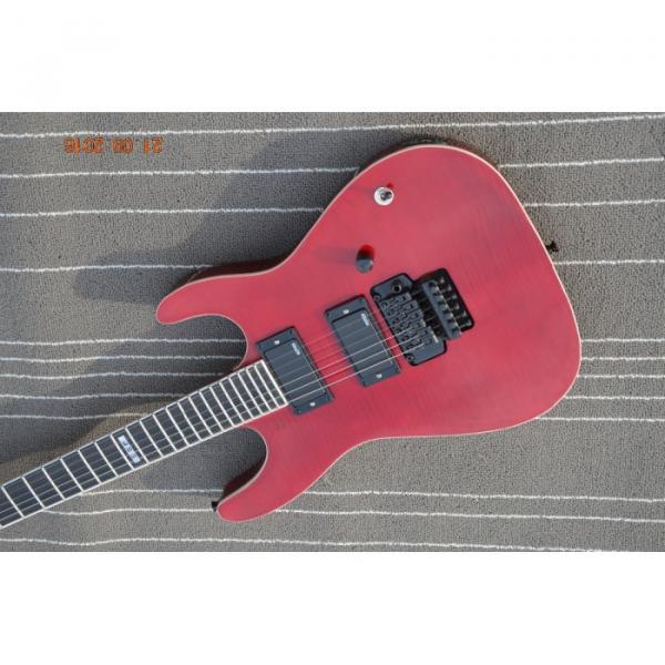Custom Shop M 100 Floyd Rose Tremolo Red Wine Guitar ESP #6 image