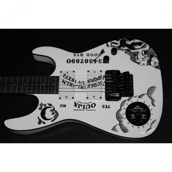 Custom Shop ESP White Kirk Hammett Ouija Electric Guitar #6 image