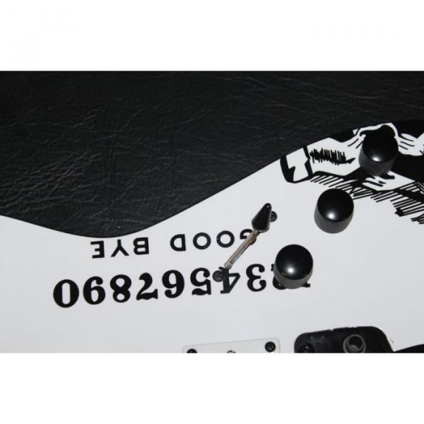 Custom Shop ESP White Kirk Hammett Ouija Electric Guitar #7 image