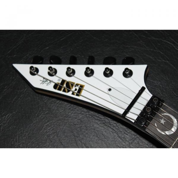Custom Shop ESP White Kirk Hammett Ouija Electric Guitar #9 image