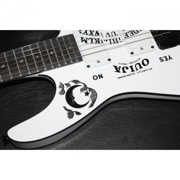 Custom Shop ESP White Kirk Hammett Ouija Electric Guitar #11 image
