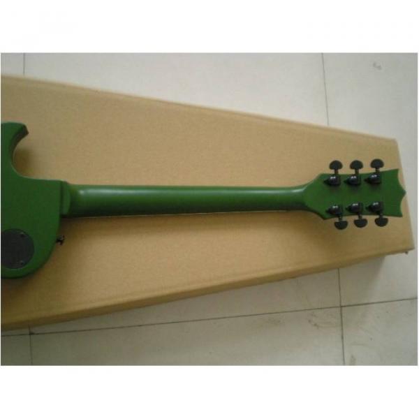Custom Shop ESP Military Green Electric Guitar #6 image
