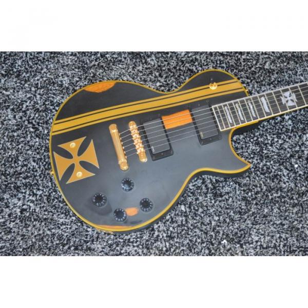 Custom Shop ESP Metallica James Hetfield Iron Cross 6 String Electric Guitar #7 image