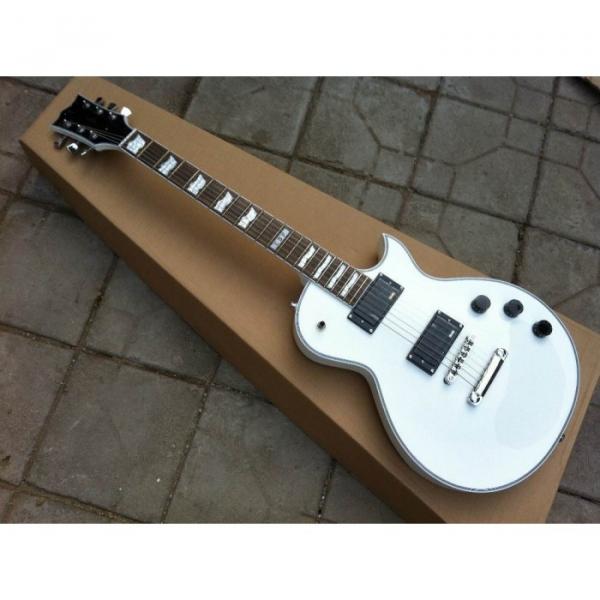 Custom Shop ESP Eclipse White Electric guitar #7 image