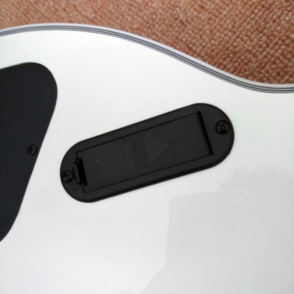 Custom Shop ESP Metallica James Hetfield Iron Cross  White w/ Stripes Graphic Guitar #14 image