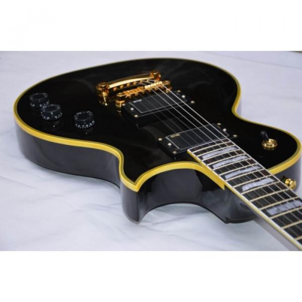 Custom Shop ESP Eclipse Black Electric guitar #8 image