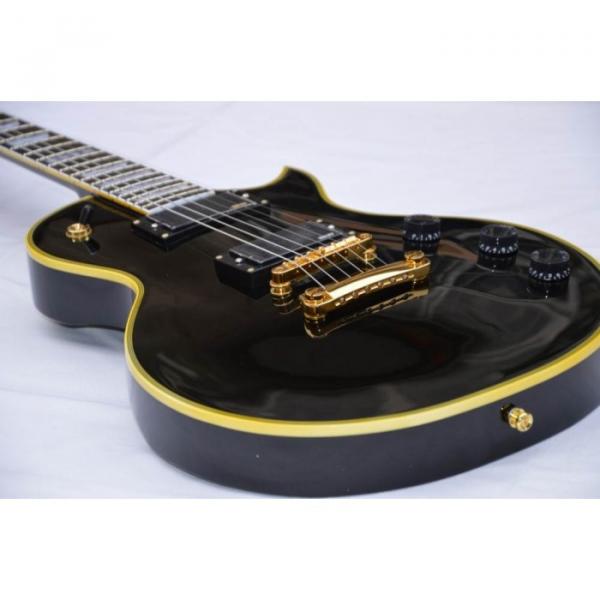 Custom Shop ESP Eclipse Black Electric guitar #12 image