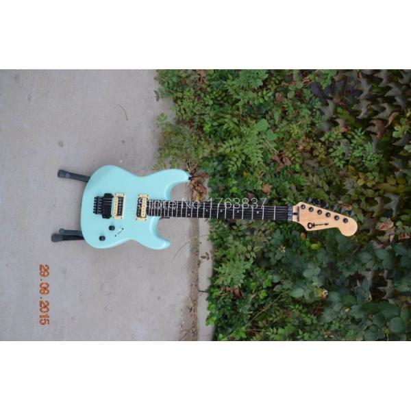 Custom Shop Charvel Dimas Sea Foam Blue Electric Guitar #7 image