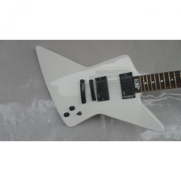 Custom Shop ESP Korina White Electric Guitar #8 image